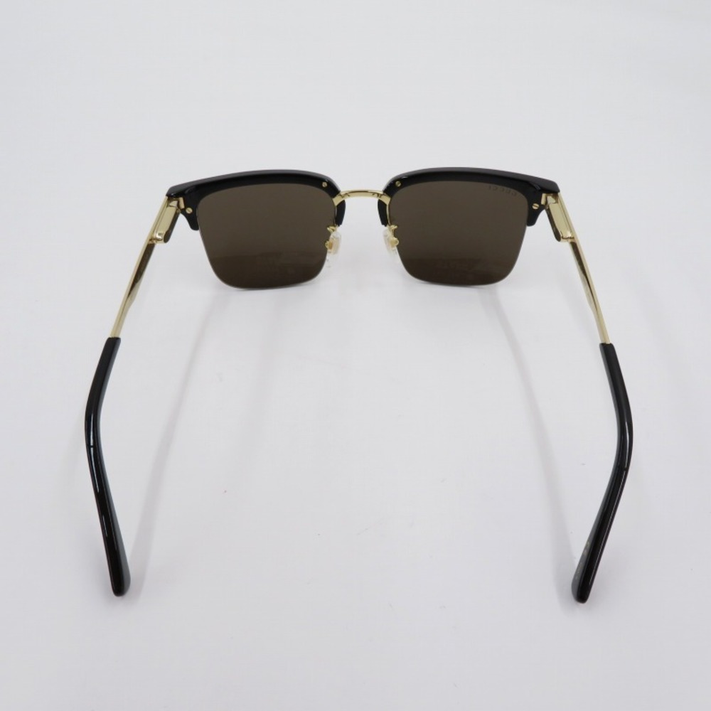 Gucci Rectangular Sunglasses Brown Black - image 3